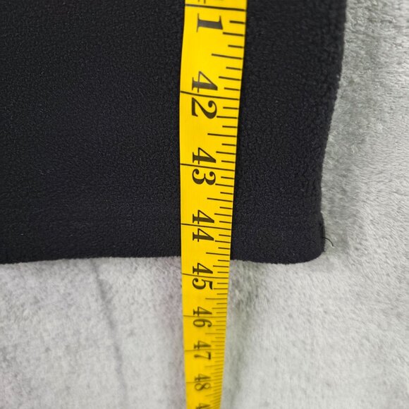 Mens Lee Sport Black Fleece Sweatpants Drawstring Elastic Waist Polyester Size L - Picture 8 of 9